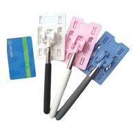 Soporte ajustable Touch n Go para tarjetas de peaje Touch And Go TnG (blanco)