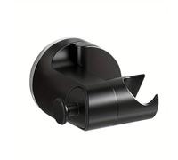 Soporte Alcachofa Ducha Soporte for cabezal de ducha, 1-4 piezas, autoadhesivo, ajustable, universal, con ventosa, resistente y gran capacidad carga(Black,4pcs)