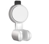 Soporte Alcachofa Ducha Soporte for cabezal de ducha (1-4 unidades, ventosa ajustable, adhesivo fuerte, universal, reutilizable, sin rastro, impermeable)(White,1pc)