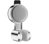 Soporte Alcachofa Ducha Soporte for cabezal de ducha (1-4 unidades, ventosa ajustable, adhesivo fuerte, universal, reutilizable, sin rastro, impermeable)(Silver,1pc)