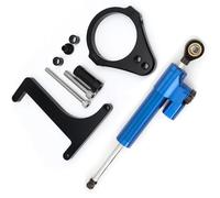 Soporte Amortiguador Dirección Ajustable Motocicleta para Inokim OX Sub13 Kit Montaje Estabilizador Amortiguador Estabilizador Amortiguador Motocicleta Montaje(Blue Set)
