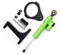 Soporte Amortiguador Dirección Ajustable Motocicleta para Inokim OX Sub13 Kit Montaje Estabilizador Amortiguador Estabilizador Amortiguador Motocicleta Montaje(Green Set)