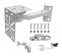 Soporte angular ajustable para cámara de exterior, soporte para cámara externa, soportes para cámaras exteriores, poste para cámara externa, ofrece múltiples ángulos para una vigilancia óptima