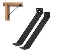 Soporte Angular de 45 Grados de Alta Resistencia - Conector Angular de Metal para carpintería para Kits y Reparaciones de columnas/Vigas - 2 Soportes angulares Tipo F