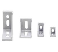 Soporte angular perfilado, 5 piezas 2020 2028 Conector de aluminio for ángulo ajuste esquina 4590 4040 Sujetador soporte 2040 3030 6060 8080 Soporte(4545)