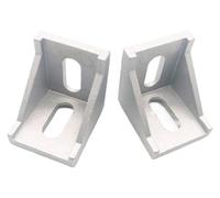 Soporte angular perfilado, 50/100 piezas 2020 2028 Series Soporte de aluminio ángulo esquina for conector Accesorios perfil(2028 Series 50Pcs)