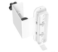Soporte antirrobo de metal para Blink Video Doorbell (último modelo), montaje sin agujeros, sensor sin bloqueo, carcasa de metal resistente y ABS, color negro (blanco)