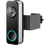Soporte antirrobo para timbre de puerta Wyze de batería, timbre de video Duo Cam, soporte de cámara sin taladro para cámara Wyze, soporte de cámara de puerta de metal para alquiler de apartamentos en