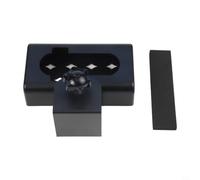 Soporte antirrobo para timbre de video sin taladro, soporte de acero inoxidable para Ring 1, 2, 3, protector de clip seguro, se adapta a puertas de 1.3 a 2 pulgadas, color negro