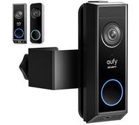 Soporte antirrobo para timbre Eufy E340/C30/C31, soporte de cámara sin taladro para timbre de batería Wyze/timbre de video Wyze Duo Cam, soporte de cámara de puerta de metal para el hogar y