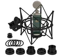 Soporte antivibración para micrófono Geekria for Creators Compatible con Blue Ember, Bluebird SL, Spark SL, Baby Bottle SL y Kiwi, para Podcast, Streaming y grabación de Estudio (Negro)