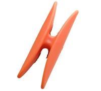 Soporte Asa Bolsa Compra Bolsa de compras con asa transporte en H, portátil, for comestibles, ahorro trabajo, portador plástico, multiusos, antidesgaste, Clip mano para Compras Diarias(Orange)