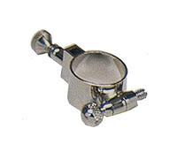 Soporte atril de trompeta plateado,Ø 14 mm