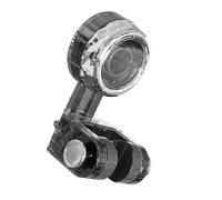 Soporte autoadhesivo para cabezal de ducha - Abrazadera de pared giratoria de 360 grados, potente soporte para almohadilla adhesiva, marco de fácil de limpiar, accesorios de montaje de baño