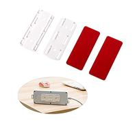 Soporte autoadhesivo para regleta de alimentación, organizador de escritorio montado en la pared para enrutador, adaptador de caja de pañuelos con capacidad de carga de 8 kg