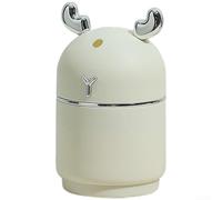 Soporte automático para palillos de dientes con adorable diseño de conejo para uso en cocina, higiénico y ahorro de espacio (alce de cuernos plateados)