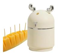 Soporte automático para palillos de dientes, de almacenamiento automática para palillos de dientes, bonitos para el hogar, contenedor portátil para palillos de dientes para sala de estar