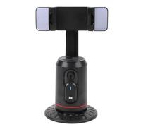 Soporte Automático para Teléfono con Seguimiento Facial, Q02, Rotación de 360°, Soporte para Cámara de Teléfono con Mando a Distancia, Luz de Relleno Dual, Soporte de Disparo de