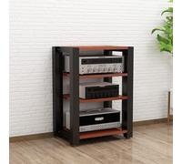 Soporte AV con estantes ajustables, estante de televisión de varios niveles con ruedas para el hogar, sala de estar, oficina y teatro