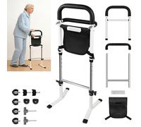 Soporte Ayuda Levantarse Personas Mayores Asidero Cama Ajustable con Luz