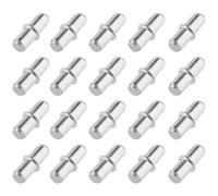 Soporte Baldas Armario,5mm Soportes para Baldas,de acero macizo niquelado Soporte Balda ara Estantes Armario Gabinete,Clavijas De Soporte De Estante Metal para Estanterías