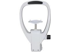 Soporte Barbilla Instrumentos óPticos Mentonera ajustable para refractómetro oftálmico, soporte frontal para optómetro de computadora, prueba de visión optométrica, elevación con perilla de