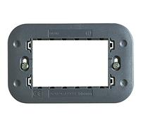 Soporte bastidor con tornillos Bticino Axolute 3modulos H4703