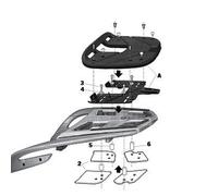 Soporte baúl moto Shad Bmw K 1600 GT (12 a 17) TU
