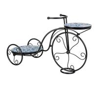 Soporte Bici De Mosaico Y Forja Negro