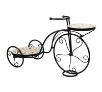 Soporte Bici De Mosaico Y Forja Negro