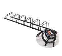 Soporte Bicicleta Estante multiusos para garaje, soporte de estacionamiento de bicicletas desmontable con capacidad para 2-6, adecuado para uso en interiores y exteriores(Black 6 racks)