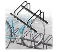 Soporte Bicicleta Organizador de almacenamiento multiusos, soporte de estacionamiento de bicicletas de acero con capacidad para 2-6, Compatible con la mayoría de los tipos de bicicletas(Black 2 racks)