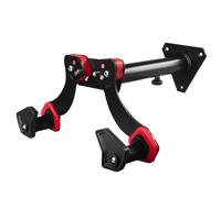 Maclean Gancho de garaje MC-449 - Soporte de pared doble para bicicleta, escalera y neumáticos 30 kg