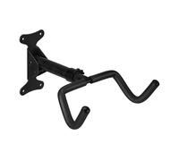 Relaxdays Soporte Bicicletas Pared, Plegable, hasta 30 kg, Garaje y Sótano, Colgador Bicis, 18 x 27 x 36 cm, Negro
