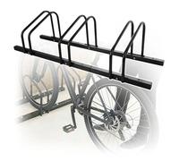 Soporte Bicicleta Soporte de almacenamiento multiusos, portabicicletas vertical desmontable con capacidad para 2-6, ideal para campus y áreas de calles públicas(Black 3 racks)