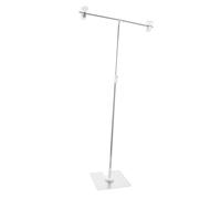 Soporte Blanco de Acero Fondo de T Mini de Forma en Inoxidable