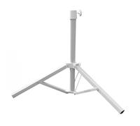 Soporte Blanco de Hierro Playa Triangular de Sombrilla para Fijación | Ancla de Arena Forma de Paraguas, Ancla de Arena Sombrilla de Playa, Celebracion Verano