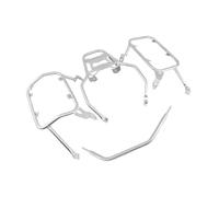 Soporte Bolsa Lateral Motocicleta Alforjas Laterales Baúl Superior Caja Herramientas Equipaje para BMW R1200GS GSA R1250GS(Plata,One Set)