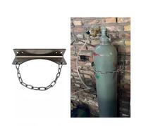 Soporte Bombona Oxigeno Estantería de Acero Inoxidable para Tanques de Oxígeno de 50/75/100/125 Cm, Soporte para Cilindros de Gas Colgante con Cadena, Estante Fijo para Clínicas para Tanques de Óxido