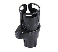 Soporte Botella Consola Central Para Adaptador Expansor Teléfono Con Soporte Dos Vasos Multifunción Giratorio Ajustable 360 grados Portavasos