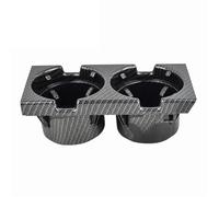 Soporte Botella Consola Central Para BMW E46 Serie 3 1999-2006 51168217957 Caja Almacenamiento Monedas Consola Central Delantera Vehículo Con Doble Orificio Portavasos(Carbon Cup Holder)