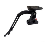 Soporte buscador de peces con base giratoria de 360 grados y brazo de montaje ajustable para alineación de sonda sonar