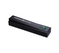 Soporte Busto Para Collares Soporte for anillos y pendientes de cuero sintético negro for joyería, colgante, collar, cadena, gargantilla, organizador busto brazalete(Necklace bar)