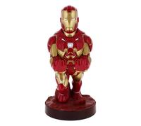 Cableguys Marvel Iron Man Soporte Mando y Movil - Figuras Soporte para movil y Mando, Compatible con Xbox, PlayStation y la mayoría de mandos estándar, Accesorios Escritorio para Setup Gaming