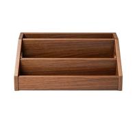 Soporte Cajas Almacenamiento DVD - Estuche Portátil En Madera De Niveles Con Asa Que Ahorra Espacio - Organizador De Almacenamiento DVD - para hogar, dormitorio, escritorio, mesa, oficina, salón,