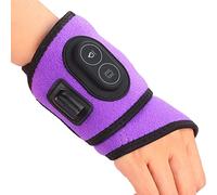 Soporte Calentado para Manos Y Muñecas, Almohadilla Térmica Eléctrica para la Artritis de los Dedos, Alivio del Dolor del Túnel Carpiano (púrpura)