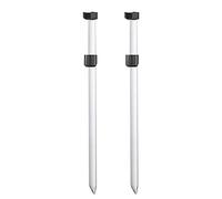 Soporte caña de Pesca para surfcasting. Modelo: Economico Negro. Medida: 120cm, Lote de 2 Unidades