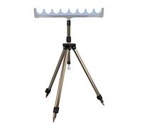 Soporte cañas Pescar Soporte de Polo de Pescado telescópico Portátil de la Barra de Pescar Soporte de aleación de Aluminio Pole Pole trípode Stand Soportes de caña de Pescar