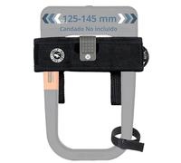 Soporte Candado U Ajustable Universal Bicicletas 125-145mm Alta Seguridad Montaje Fácil Material Nylon Duradero Ligero 55g Compatible Cuadro Manillar Bicicletas Bloqueo Firme Protección Antirrobo