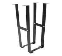 Soporte Carbono de Acero de Computadora para Torre Ajustable al Negro | 1 Juego, Altura y Ancho Regulables, Estructura Sólida Gran Capacidad de Carga